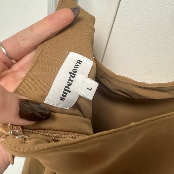 Superdown Yvonna Tan Midi Dress - Picture 5 of 5